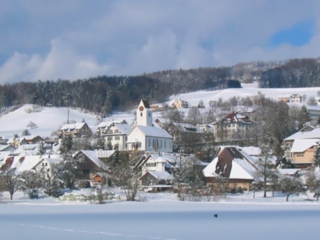 Eggenwil im Winter (Bild: Adi Kläy)