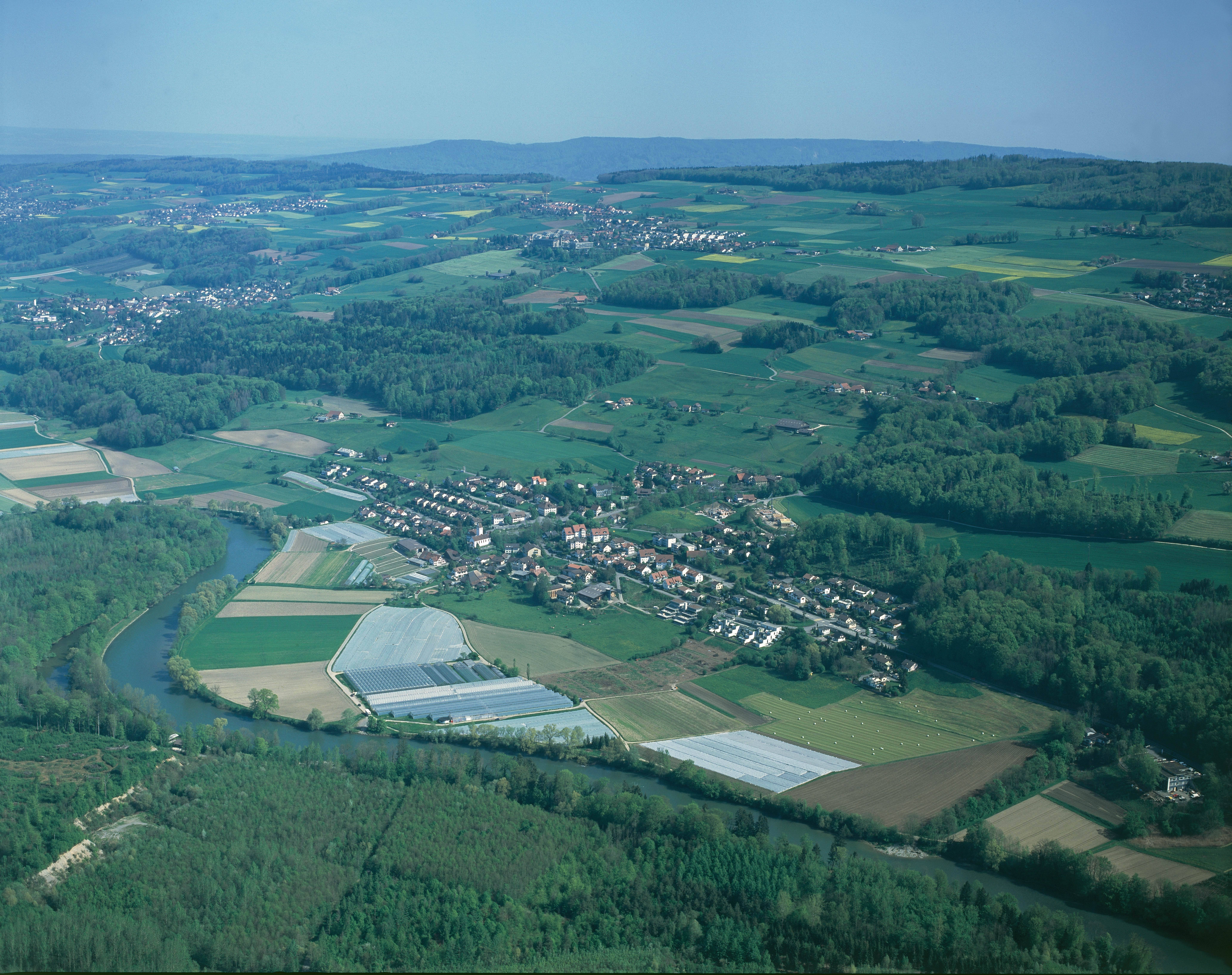 Luftbild Eggenwil vom 2.5.2005