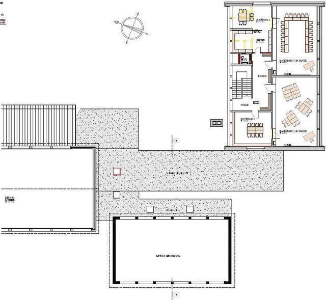 Bauprojekt Erweiterung/Sanierung Schul- und Mehrzweckanlage Eggenwil – Grundriss Obergeschoss