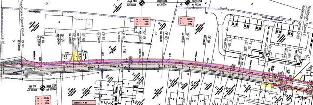 Kant. Strassenbauprojekt «Künten-Eggenwil AO/IO; K 271, Sanierung und Verbreiterung, Radweg R 522»; Zusatzprojekt «Gehweg Badenerstrasse»; Situationsplan, Stand 12.09.2012 Kant. Strassenbauprojekt «Künten-Eggenwil AO/IO; K 271, Sanierung und Verbreiterung, Radweg R 522»; Zusatzprojekt «Gehweg Badenerstrasse»; Situationsplan, Stand 12.09.2012