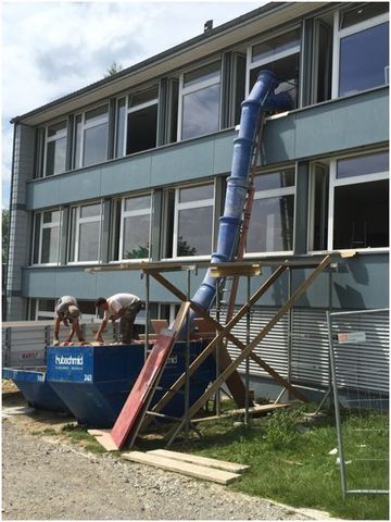Beginn Innenausbau/Sanierung Schulhaus Eggenwil am 25.6.2015