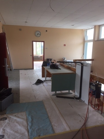 Beginn Innenausbau/Sanierung Schulhaus Eggenwil am 25.6.2015