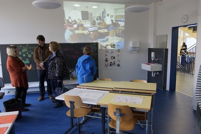 Einweihungsfest «Erweiterung und Sanierung der Schul- und Mehrzweckanlage Eggenwil» vom 31.10.2015. Bild: AZ/Dominic Kobelt