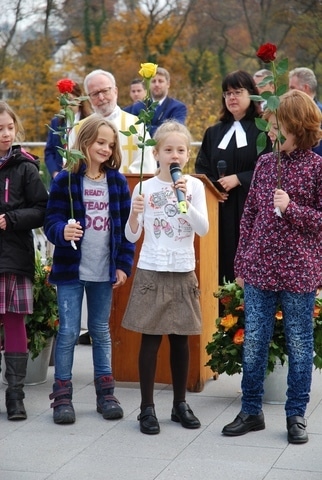 Einweihungsfest «Erweiterung und Sanierung der Schul- und Mehrzweckanlage Eggenwil» vom 31.10.2015. Bild: Gabriela Migliaccio