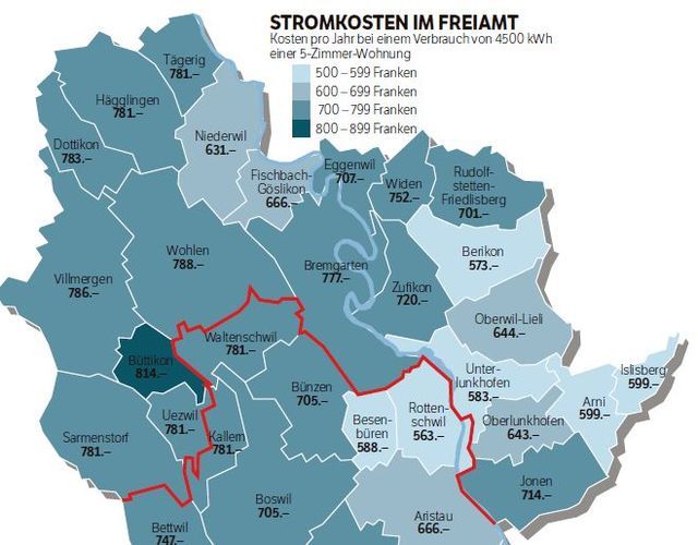 AZ vom 04.02.2017 - Vergleich der Stromtarife 2017 im Freiamt
