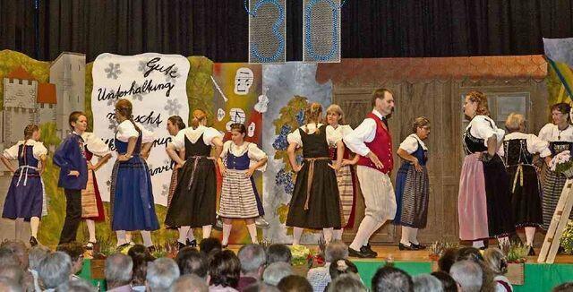 Herbstfest 2017 Volkstanzgruppe Eggenwil. Bild: AZ 30.10.2017/Verena Schmidtke