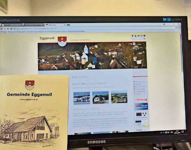 Die Informationsschrift Eggenwil gibt es künftig nur noch online. Bild: AZ 27.03.2018/Melanie Burgener
