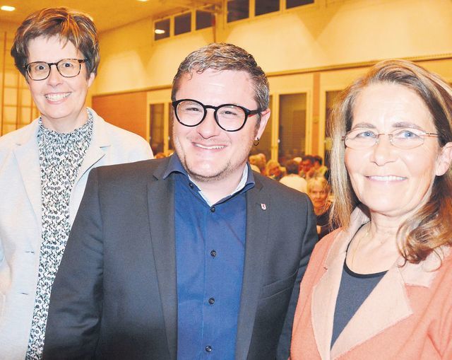 Wechsel im Vorstand: Esther Stieber (links) und Helena Keller sind neu dabei, Daniel Sommerhalder ist zurückgetreten. Bild: BBA 05.04.2019/André Widmer