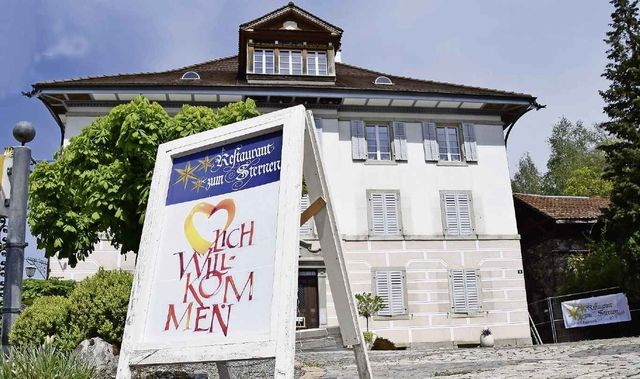 Das Restaurant zum Sternen in Eggenwil ist seit zwei Tagen geschlossen. Ob und wann es wieder geöffnet wird, ist zurzeit ungewiss. Bild: AZ Freiamt 08.05.2019/Toni Widmer