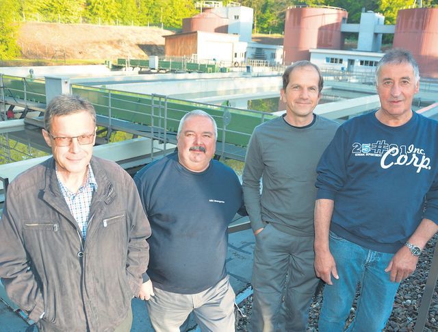 2020 dürften sie wohl für eine erweiterte ARA tätig sein: Verbandspräsident Pius With (links) mit Beat Furrer, Patrick Jaehn und Werner Schriber. Auf dem Bild fehlt Urs Jäggi. Bild: BBA 10.05.2019/André Widmer