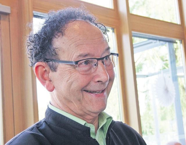 Ueli Hess versprühte während seinem Referat viel Lebensfreude. Bild: BBA 10.05.2019/Bernadette Oswald