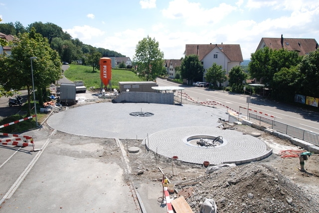 Dorfplatz Eggenwil - Rohbau 2009
