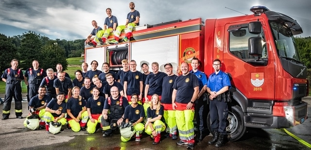 Einweihung des neuen Tanklöschfahrzeugs (TLF 2) der Feuerwehr Eggenwil vom 31.08.2019. Bild: Personality Photography/Claudia Brandenberger