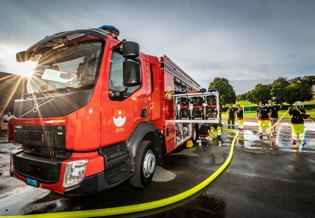 Einweihung des neuen Tanklöschfahrzeugs (TLF 2) der Feuerwehr Eggenwil vom 31.08.2019. Bild: Personality Photography/Claudia Brandenberger