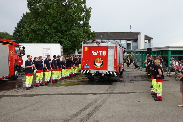 Einweihung des neuen Tanklöschfahrzeugs (TLF 2) der Feuerwehr Eggenwil vom 31.08.2019 – Verabschiedung des alten TLF 1989. Bild: Gemeindekanzlei/Walter Bürgi