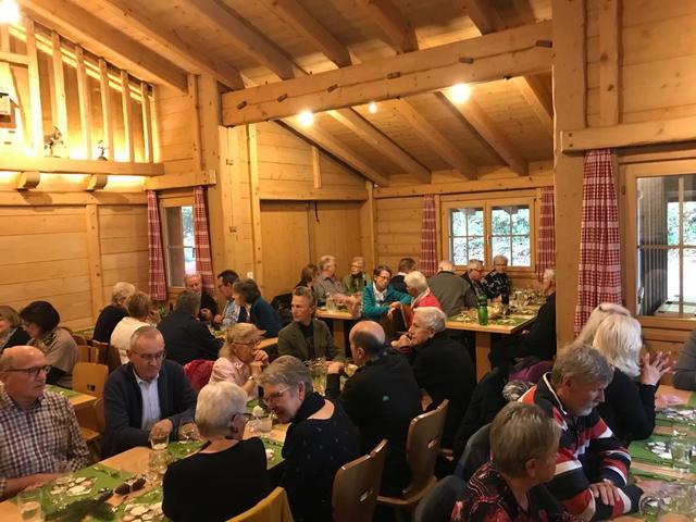 Seniorennachmittag in der Waldhütte Eggenwil vom 17.11.2019, organisiert durch den Landfrauenverein Eggenwil-Künten. Bild: Michael Stoll, Vizeammann Eggenwil