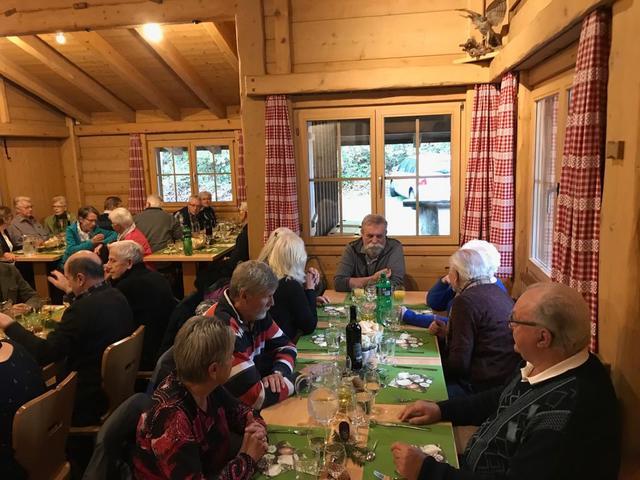 Seniorennachmittag in der Waldhütte Eggenwil vom 17.11.2019, organisiert durch den Landfrauenverein Eggenwil-Künten. Bild: Michael Stoll, Vizeammann Eggenwil