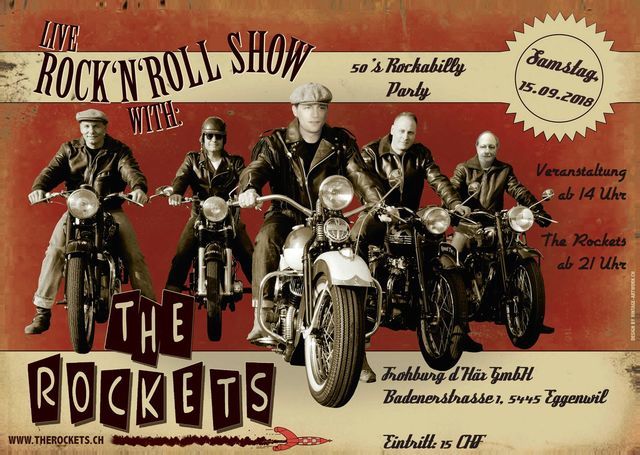 Restaurant Frohburg d'Häx - Frohburg-Fest am Samstag, 15.09.2018, unter dem Motto «50s Rockabilly Party»