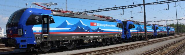 Lokomotive 193 531 mit dem Namen «Reuss» der SBB Cargo International AG. Bild zur Verfügung gestellt von Beat Grütter, Eggenwil