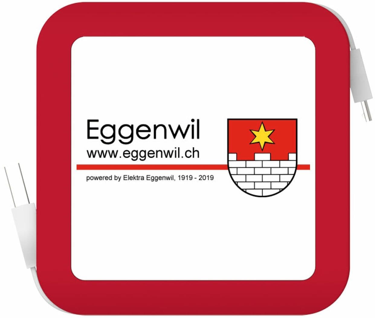 Powerbank zum 100-jährigen Jubiläum der Elektra Eggenwil 2019
