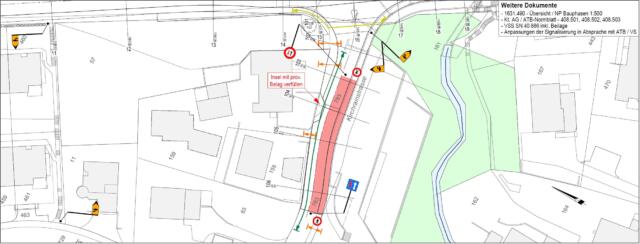 Sanierung K 271 Eggenwil IO – Bauphasenplan Kirchrainstrasse Ki2, Stand 20.11.2020
