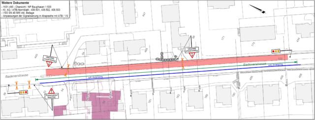 Sanierung K 271 Eggenwil IO – Situationsplan Bauphase 3