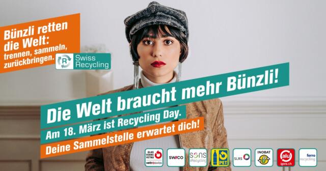 Die Welt braucht mehr Bünzli! – Am 18. März ist Recycling Day