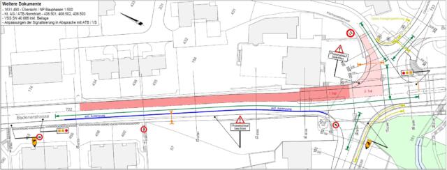 Sanierung K 271 Eggenwil IO – Situationsplan Bauphase 4