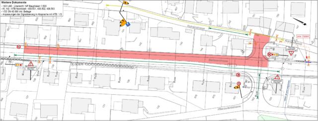 Sanierung K 271 Eggenwil IO – Situationsplan Bauphase 12
