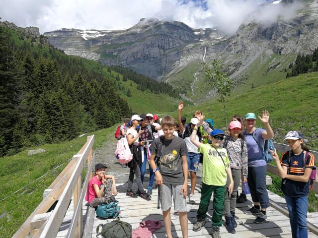 Die Schülerinnen und Schüler der 5. und 6. Klasse der Primarschule Eggenwil genossen ein spannendes Klassenlager in Brigels GR. Bild: Franziska Pedersen/23.06.2021