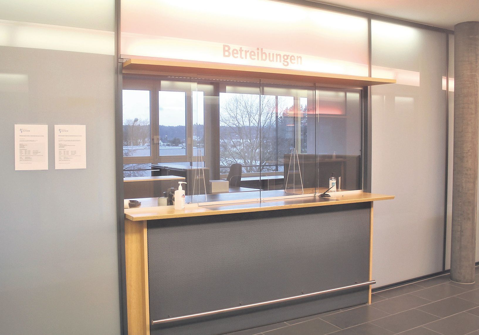 Das Büro des Betreibungsamts Zufikon bleibt künftig leer. Bild: BBA 01.03.2022/zg