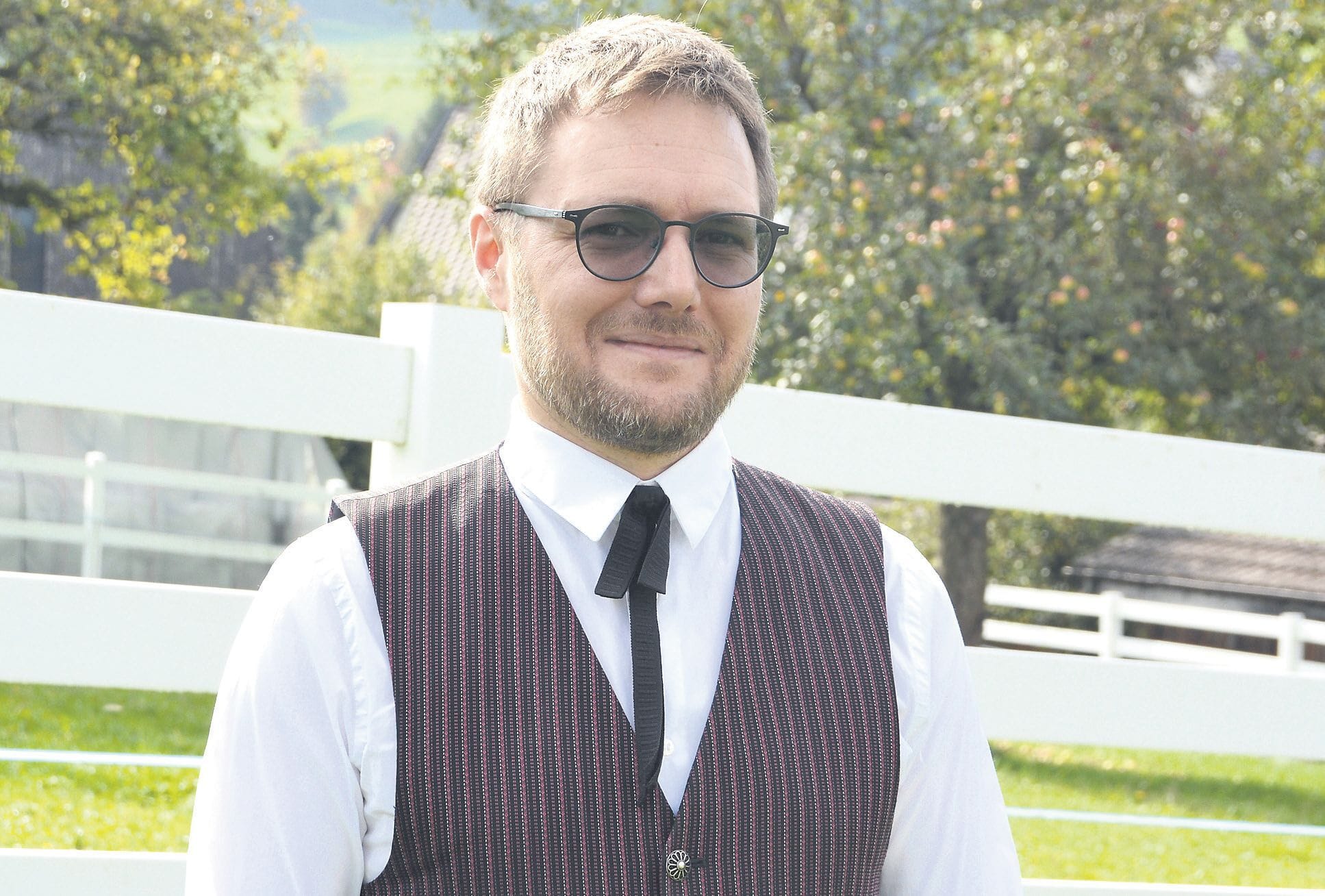 Markus Vogel schreibt selber Volkstänze und freut sich auf zwei tolle Vorstellungen. Bild: BBA 18.10.2022/Roger Wetli