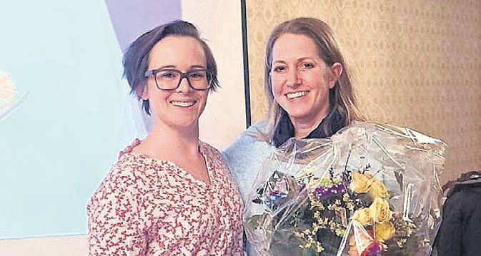 Tanja Belser (rechts) übergab ihr Präsidentenamt an Stephanie Boksberger. Bild: BBA 01.03.2024/zg