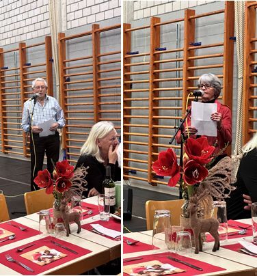 Joe Eberhard und Heidi Ronzani unterhielten mit ihren Geschichten nicht nur wunderbar, sondern regten auch zum Nachdenken an. Bild: Esther Werthmüller/17.11.2024