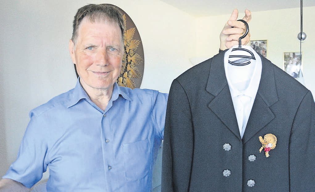 Der Eggenwiler Werner Vogel gründete nicht nur die Volkstanzgruppe Eggenwil, sondern schreibt auch regelmässig neue Tänze. Er setzt alles daran, den Schweizer Volkstanz auch für künftige Generationen zu erhalten. Bild: BBA 25.07.2025/Roger Wetli