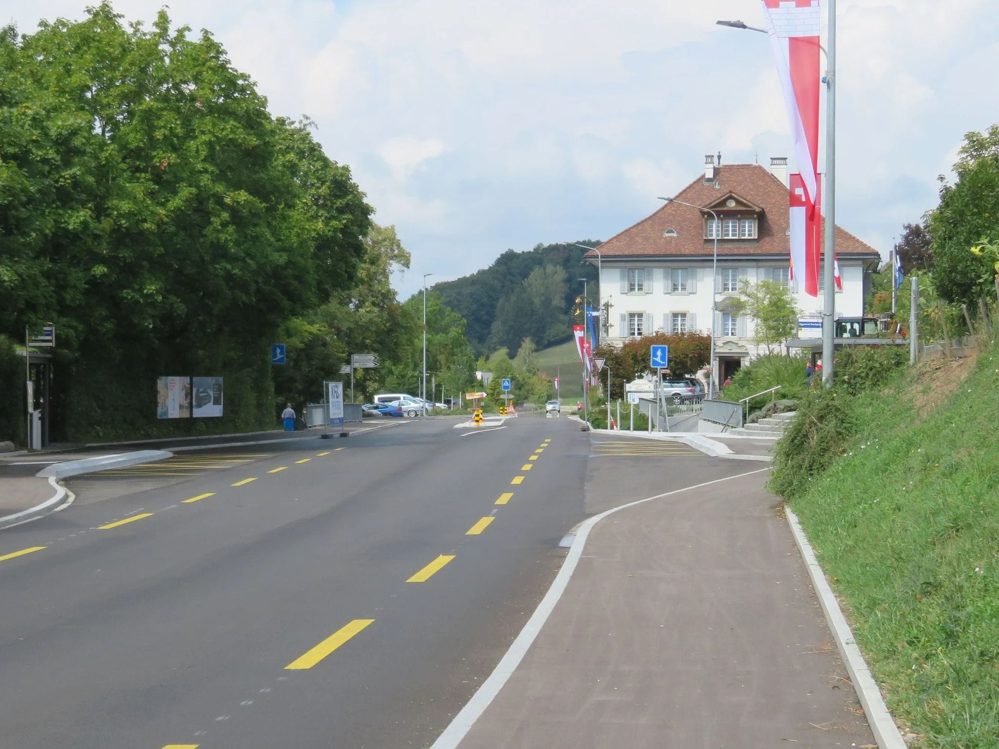 Die Sanierung der Kantonsstrasse kommt Eggenwil etwas günstiger zu stehen als erwartet. Bild: AZ Freiamt 11.06.2026/Marc Ribolla (2022)