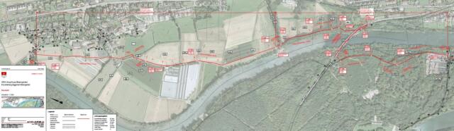 Linienführung der 2011/2012 verlegten Abwasserdruckleitung vom Abwasserpumpwerk Steiächer in Eggenwil zur regionalen Abwasserreinigungsanlage (ARA) Kessel in Bremgarten (weitere Infos unter www.eggenwil.ch > Versorgung/Entsorgung > Abwasserbeseitigung)